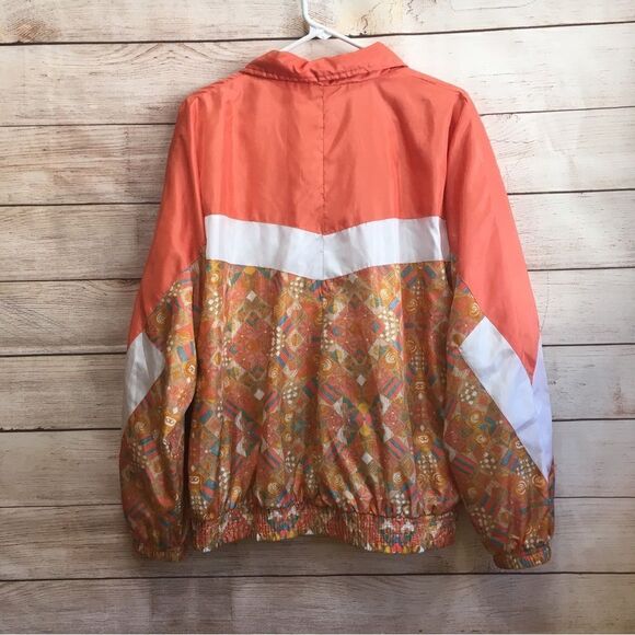 VINTAGE RETRO WILSON TWO-PIECE TRACK SUIT IN CORAL - Picture 7 of 12